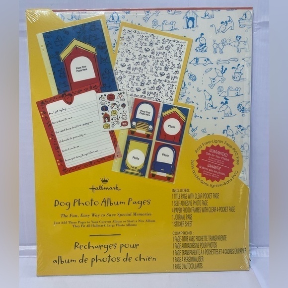 HALLMARK - Dog Photo Album Pages - NWT - Picture 3 of 3